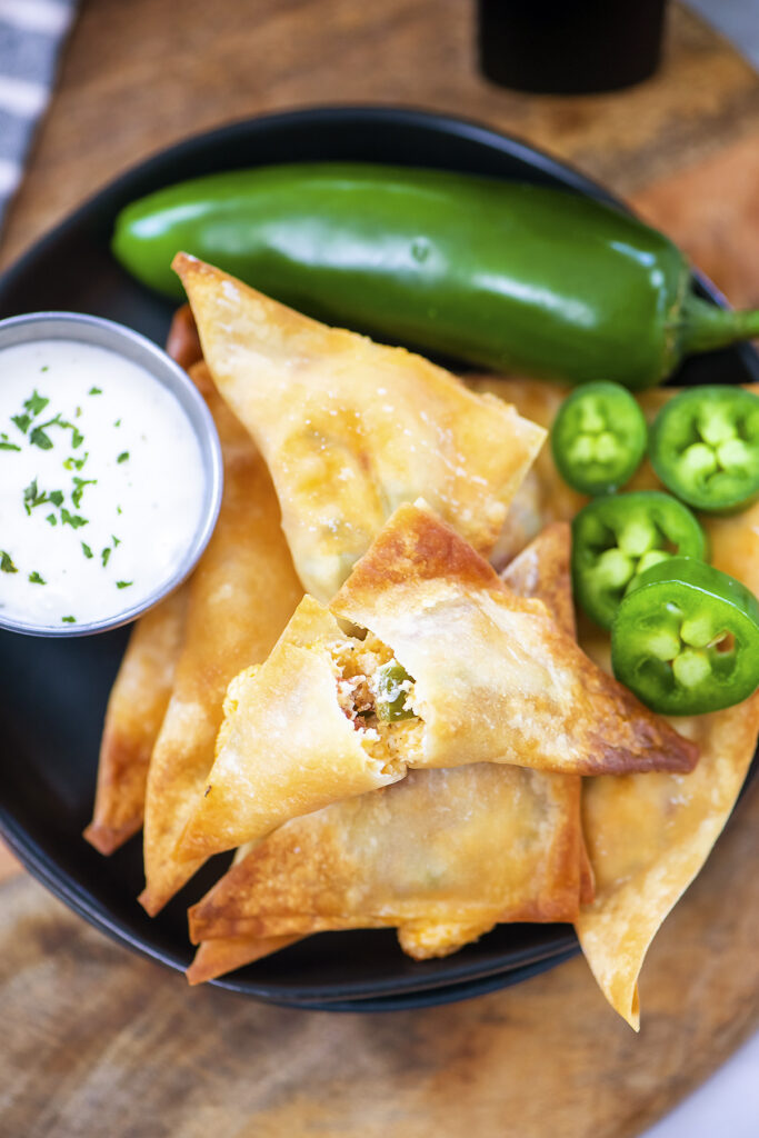 Wonton Jalapeno Poppers Airfried Com