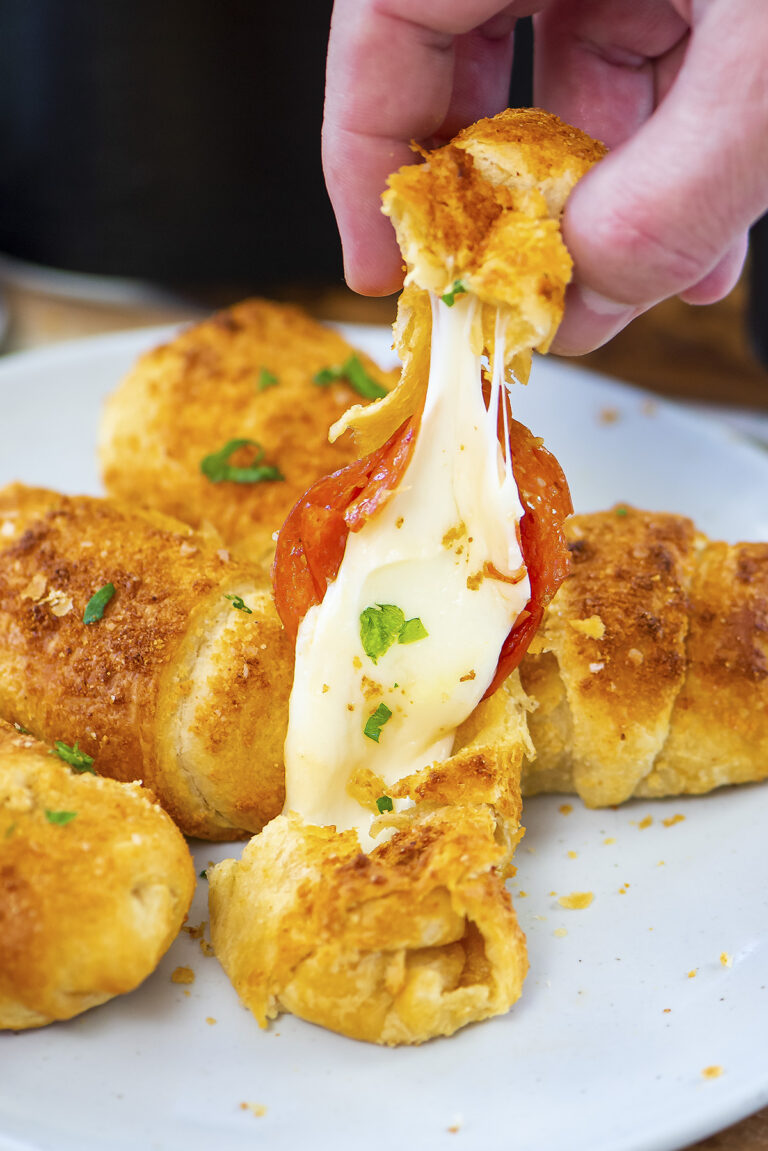 Pizza Crescent Rolls Air Fryer Recipe