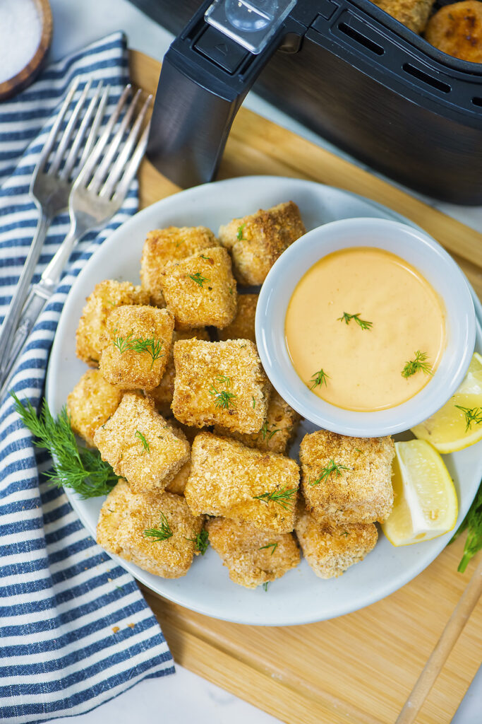 Air Fryer Salmon Nuggets