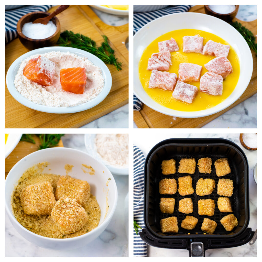 Air Fryer Salmon Nuggets