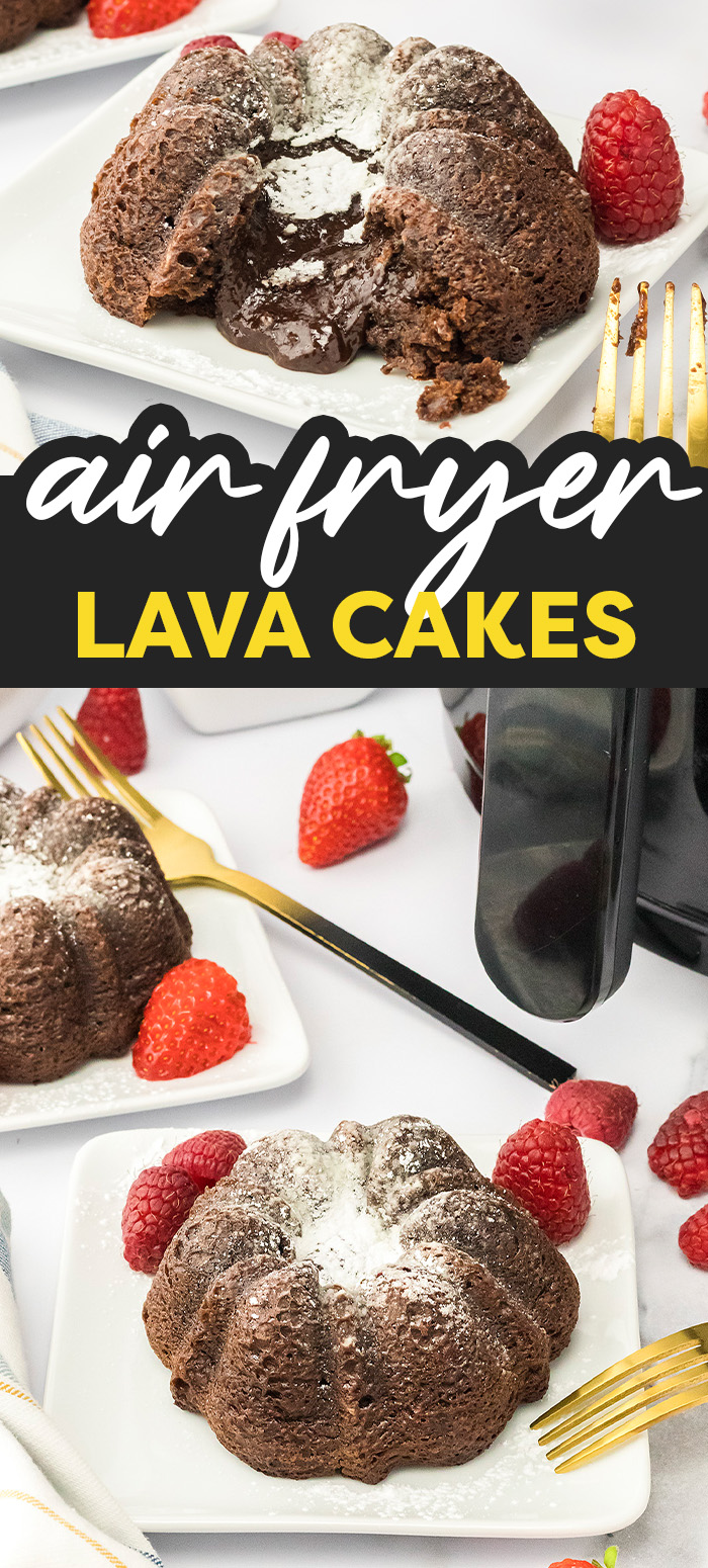 These air fried lava cakes are simple perfection!  This is a go-to desert on my next date night!