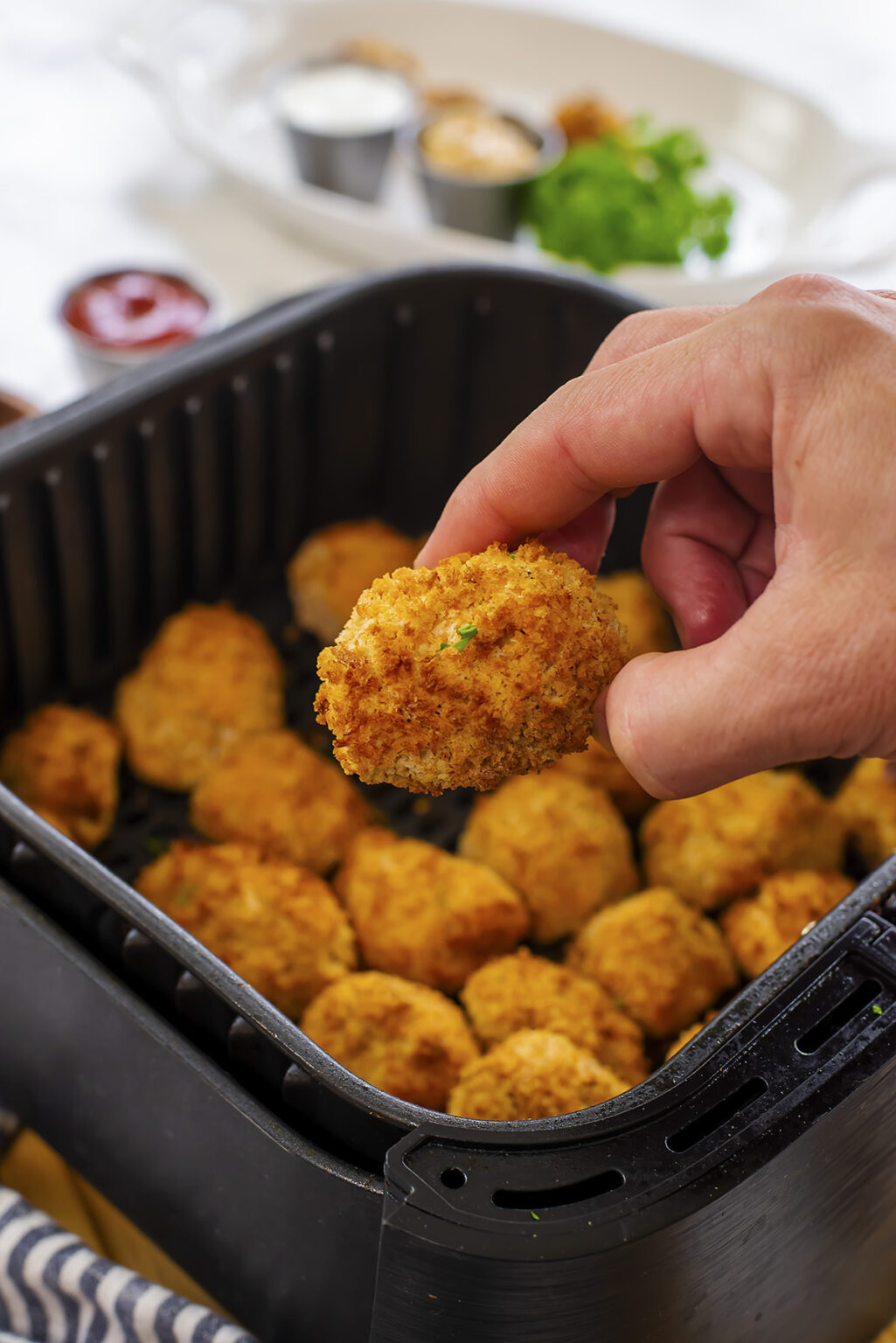 Air Fryer Tofu Nuggets