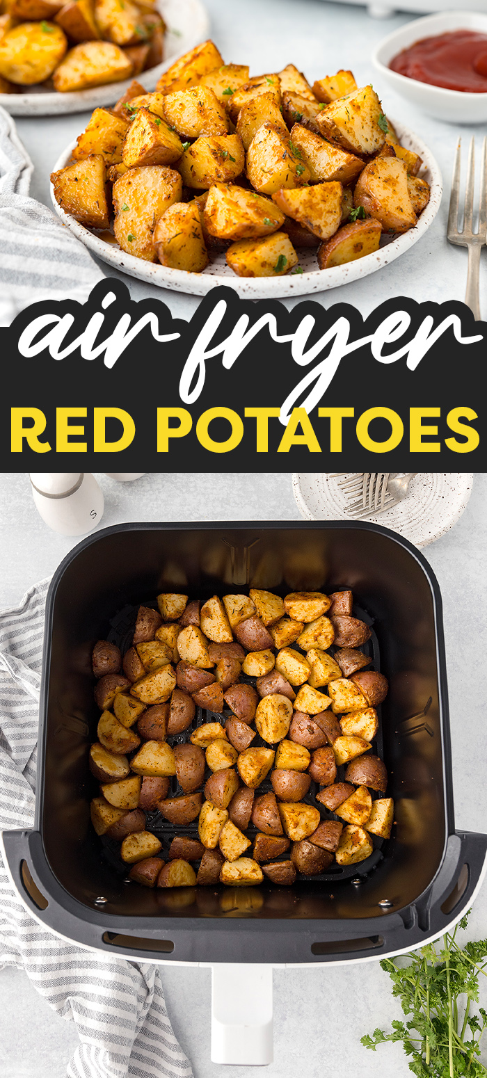 These fluffy red potatoes are seasoned perfectly and roasted in our air fryer!
