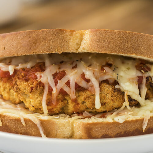 Air Fryer Chicken Parm Grilled Cheese | AirFried.com