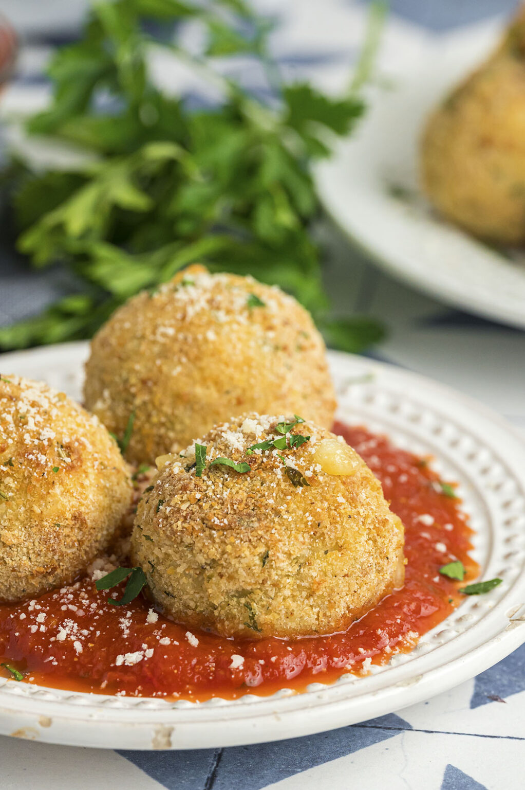 Air Fryer Arancini Recipe Fried Italian Rice Balls!
