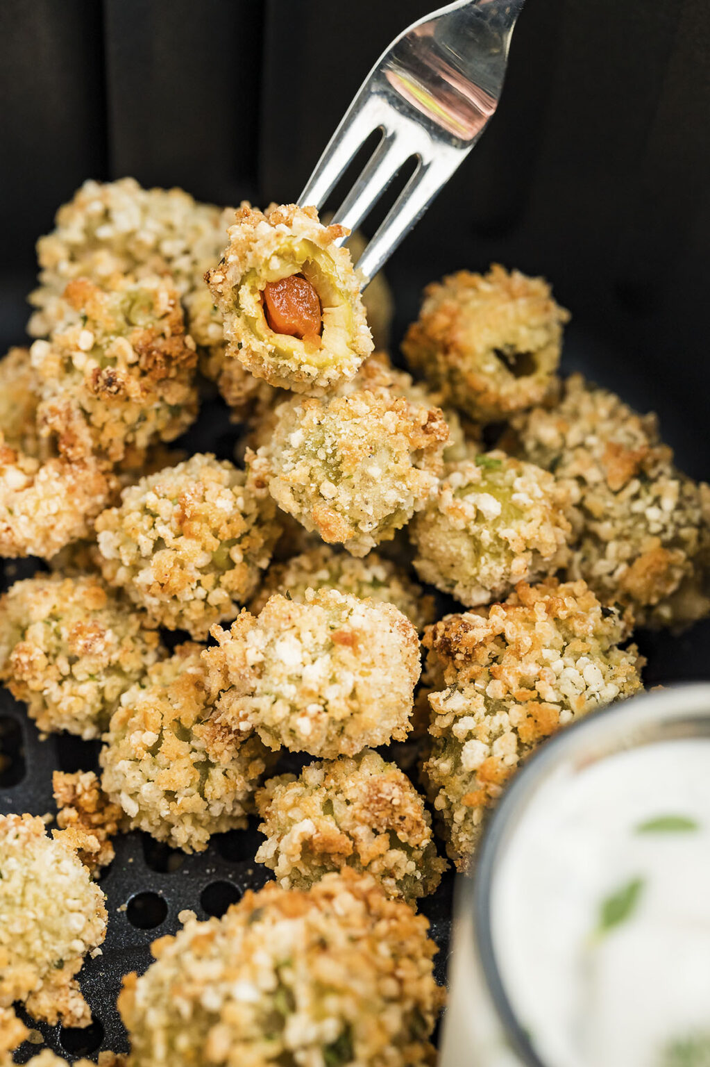 Air Fryer Fried Olives